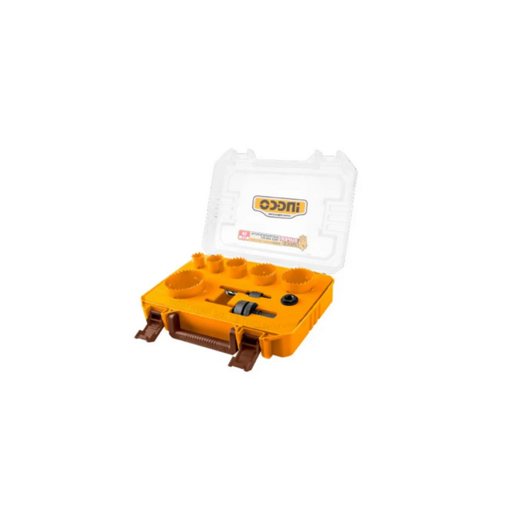 INGCO AKH0021 HOLESAW KIT 9PCE Electrical + Plumber
