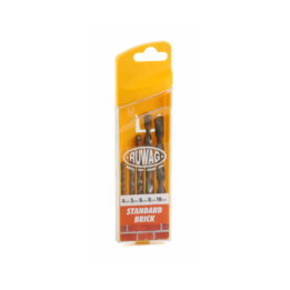 Ruwag ST-SHO22-RUW-045 DRILL BIT SET 4-10MM MASONARY STD RUW590165BRICK