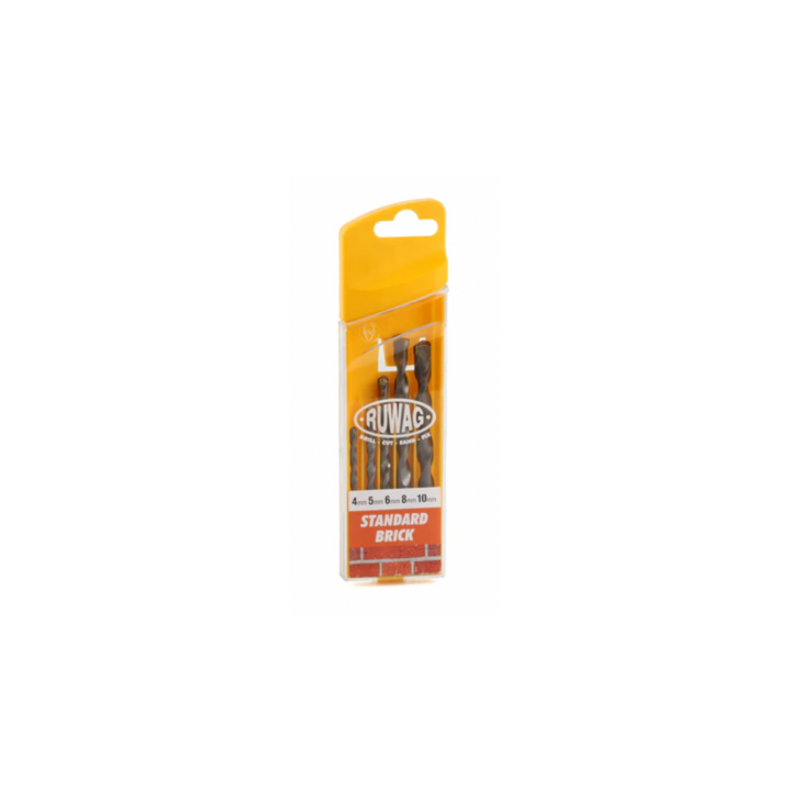 Ruwag ST-SHO22-RUW-045 DRILL BIT SET 4-10MM MASONARY STD RUW590165BRICK