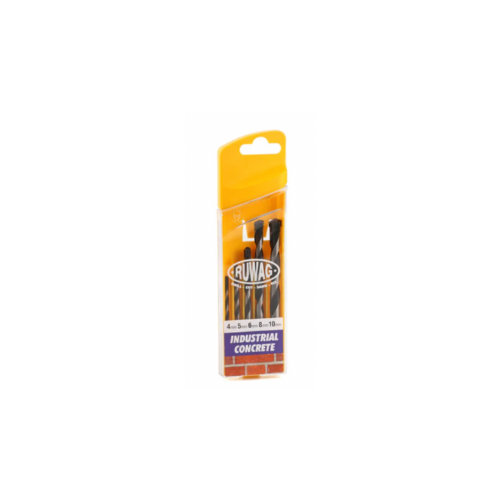 Ruwag ST-SHO22-RUW-054 DRILL BIT SET 4-10MM 5PC CONCRETE RUW590165CONCRE