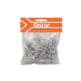 Fascor 4.8mmx15mm Large Flange Pop Rivets per Packet 100 FAS4815LF