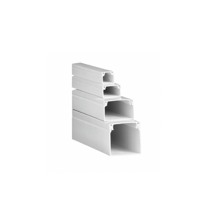 BE-MIS-0002170 Trunking Solid 75X75MM White Per 3Mtr Length