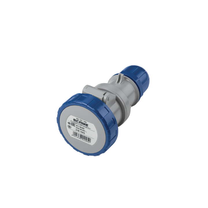 Scame BE-SCA-0000031 318.1643 16A 3P CEE 230V Inline Female Coupler