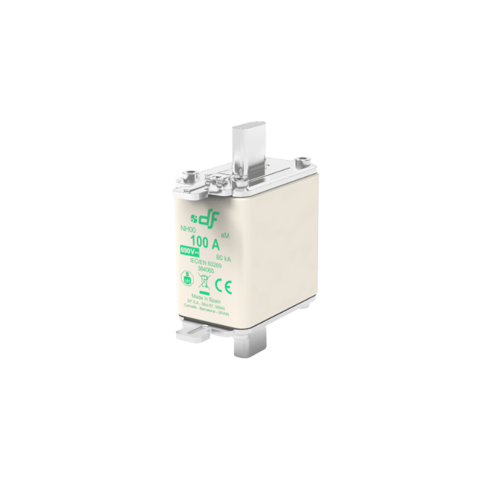 DF BE-DFF-0000155 NH00 Industrial HRC aM Motor Protection Fuse Links - Multiple Ampere - 125 - 383070
