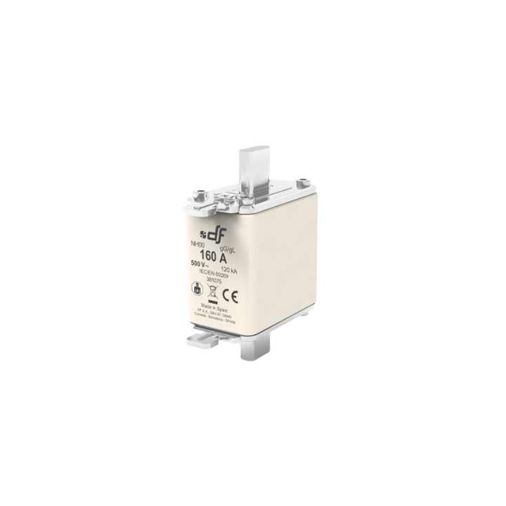 DF BE-DFF-0000204 NH00 Industrial HRC Fuse Links - Multiple Ampere - 160 - 381075