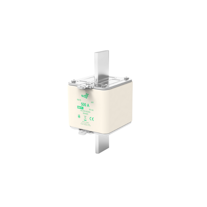 DF BE-DFF-0000159 384465 NH3 Industrial HRC aM 500A 80kA Motor Protection Fuse Link