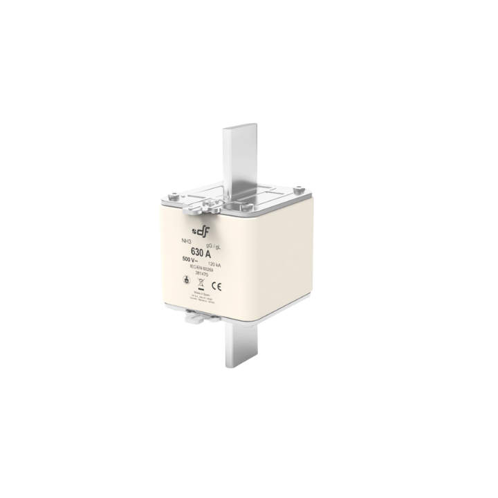DF BE-DFF-0000006 NH3 Industrial HRC Fuse Links - Multiple Ampere - 500 -381465
