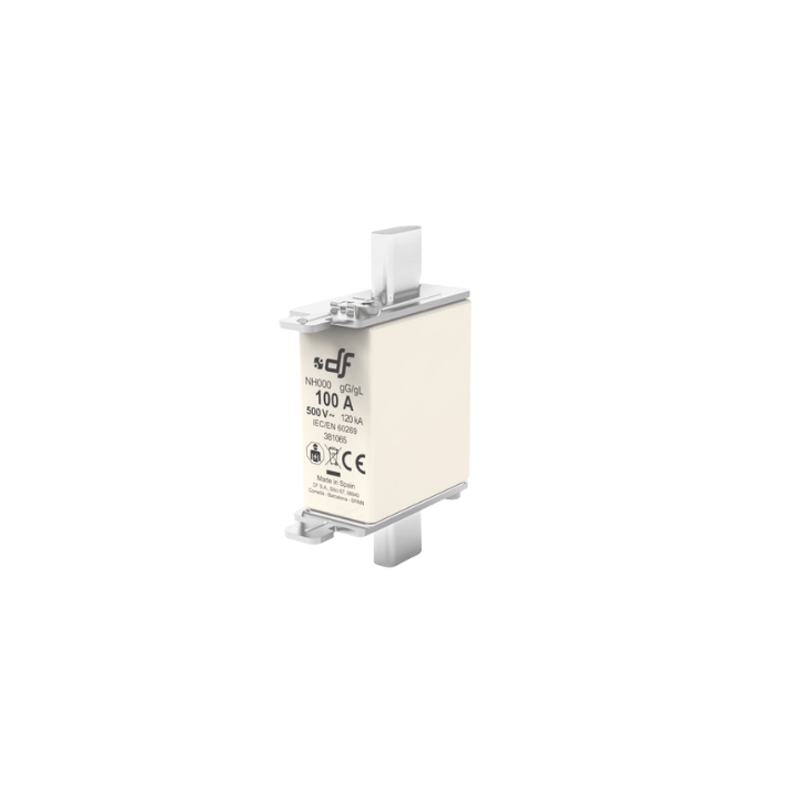 DF BE-DFF-0000113 NH000 Industrial HRC Fuse Links - Multiple Ampere - 100 - 381065