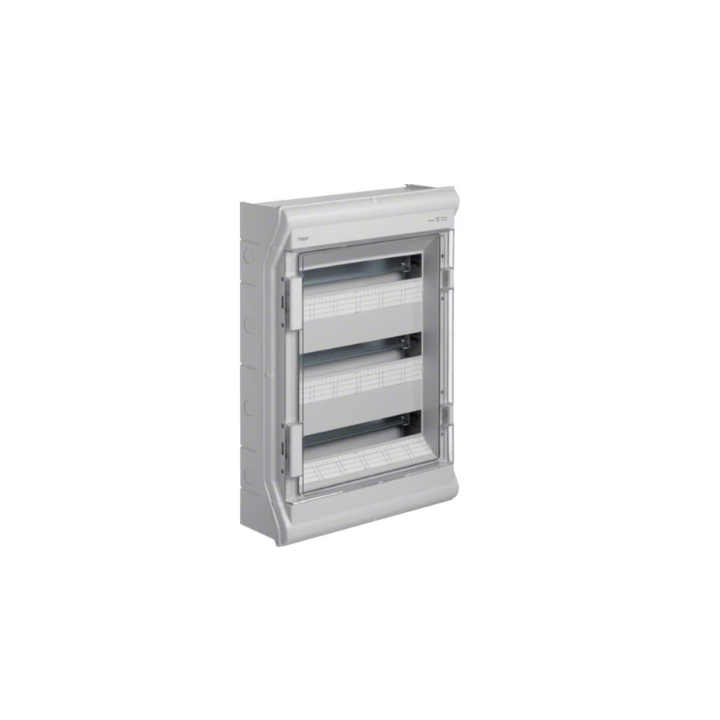 Hager VE318L 3x18Way Surface DB BOARD IP55