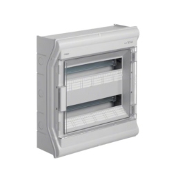 Hager VE218L 2x18Way Surface DB BOARD IP55