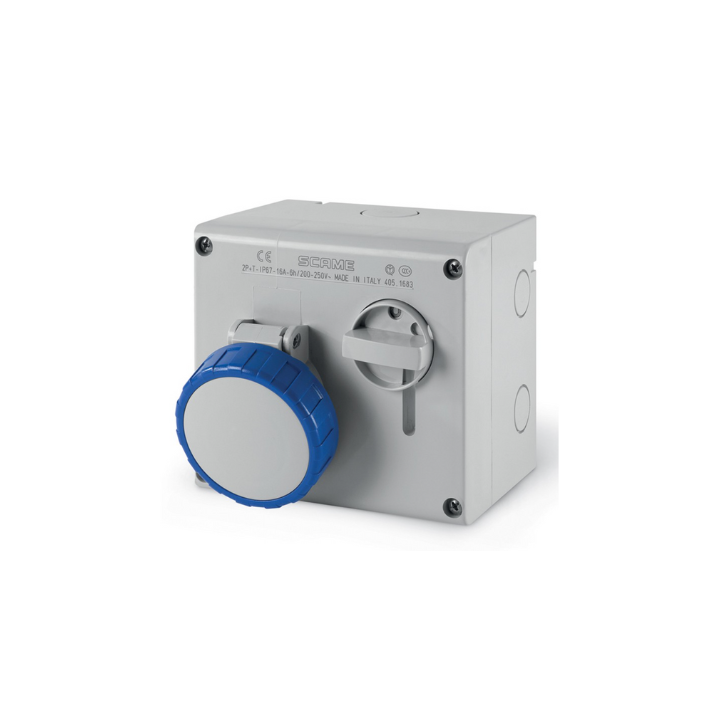Scame BE-SCA-0000111 505.1683 16A 3P CEE Socket