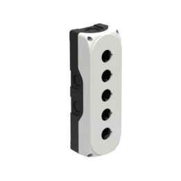 Lovato OMNI-LV-LPZP5A8 LPZP5A8 5 Hole Grey Empty P/B Station