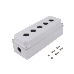 Lovato OMNI-LV-LPZM5A8 LPZM5A8 5 Hole Metal Enclosure Grey
