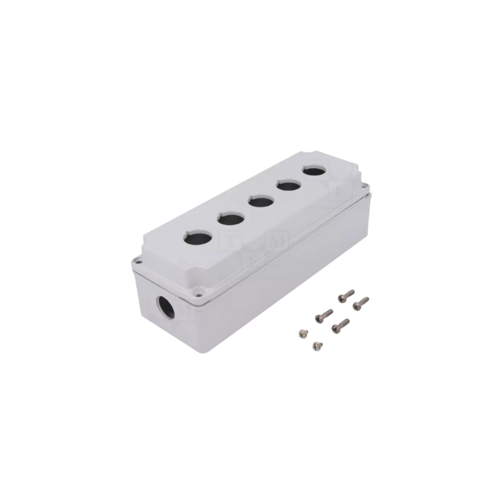 Lovato OMNI-LV-LPZM5A8 LPZM5A8 5 Hole Metal Enclosure Grey