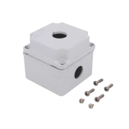 Lovato OMNI-LV-LPZM1A8 LPZM1A8 1 Hole Metal Enclosure Grey