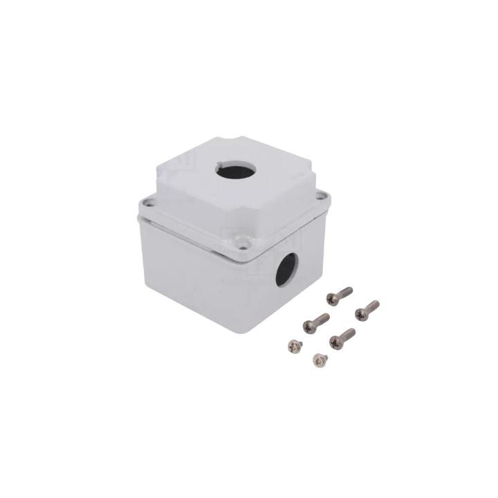 Lovato OMNI-LV-LPZM1A8 LPZM1A8 1 Hole Metal Enclosure Grey