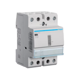Hager ERC263 63A 230V 2NO CONTACTOR c/w MANUAL OVERRIDE