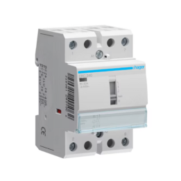 Hager ERC240 40A 230V 2NO CONTACTOR c/w MANUAL OVERRIDE