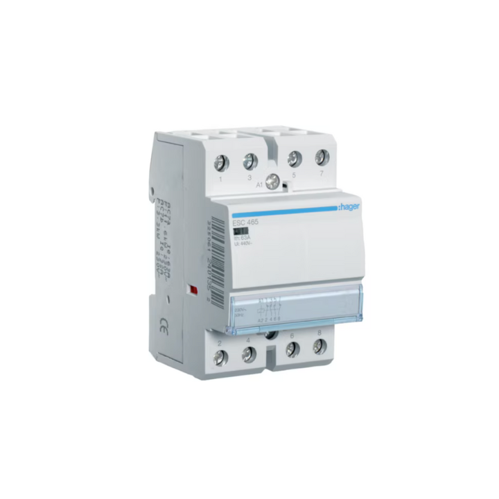 Hager ESC465 63A 230VAC 2NO+2NC Modular Standard Contactor