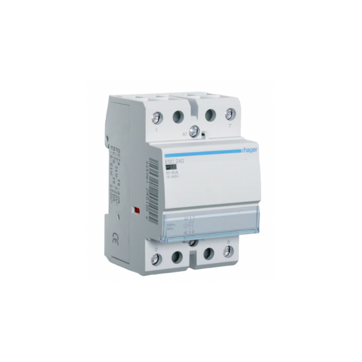 Hager ESC240 40A 230VAC 2NO Modular Standard Contactor