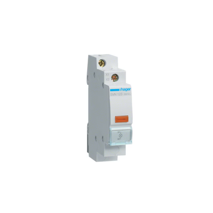 Hager SVN123 AMBER LED INDICATING LIGHT 230V