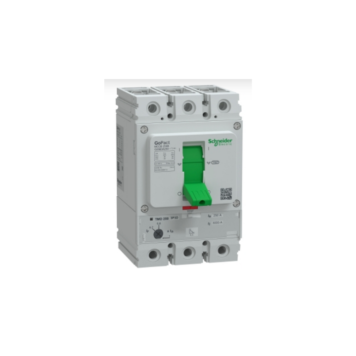 Schneider G25B3A250 GO MCCB 250B 3P3D 250A ADJ 25KA