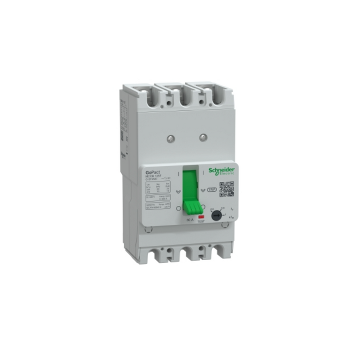 Schneider G12F3A80 GO MCCB 125F 3P3D 80A ADJ 30KA