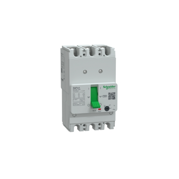 Schneider G12F3A63 GO MCCB 125F 3P3D 63A ADJ 30KA