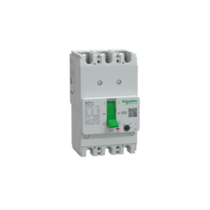 Schneider G12F3A125 GO MCCB 125F 3P3D 125A ADJ 30KA