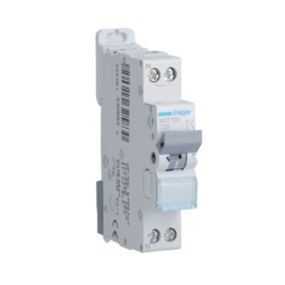 Hager MJT720 20A 4.5KA 1PH+N C Curve Circuit Breaker