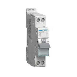Hager MJT710 10A 4.5KA 1PH+N C Curve Circuit Breaker