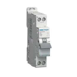 Hager MJT706 6A 4.5KA 1PH+N C Curve Circuit Breaker