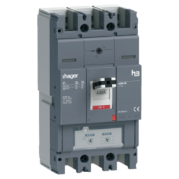 Hager HMJ320DR 202-320A 3P 50kA Adj. Moulded Case Circuit Breaker