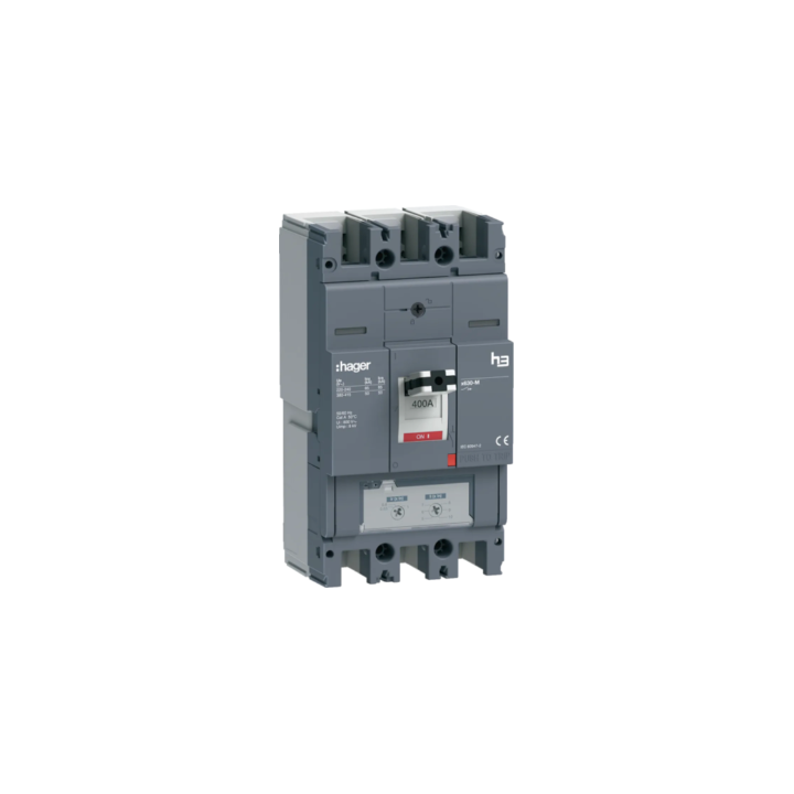 Hager HMJ320DR 202-320A 3P 50kA Adj. Moulded Case Circuit Breaker
