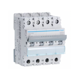 Hager NGN463 63A 4P 10KA D Curve Circuit Breaker