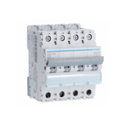 Hager NGN425 25A 4P 10KA D Curve Circuit Breaker