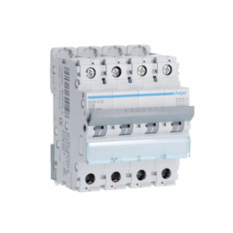 Hager NGN416 16A 4P 10KA D Curve Circuit Breaker