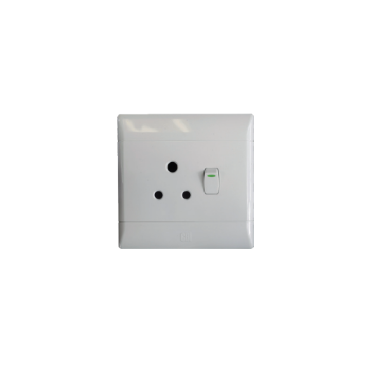 CBI Single Switched Socket PS674R-P - CBI Range