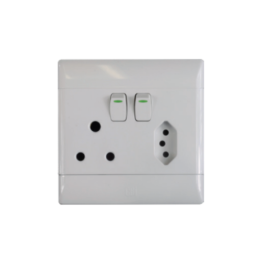 CBI PS680-P SA/EU Combination Switched Socket - CBI Range