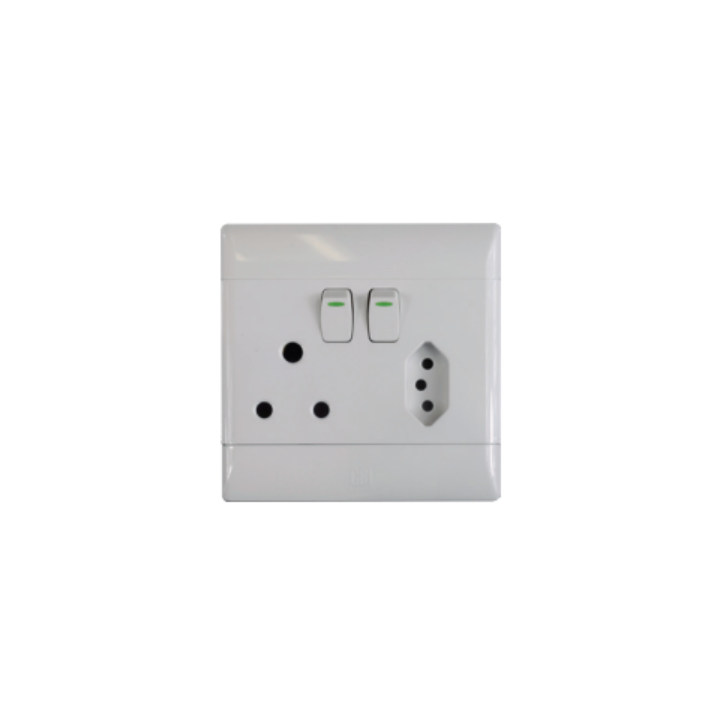 CBI PS680-P SA/EU Combination Switched Socket - CBI Range