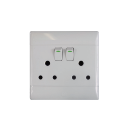 CBI PS675R-P Double Switched Socket 16A CBI Range