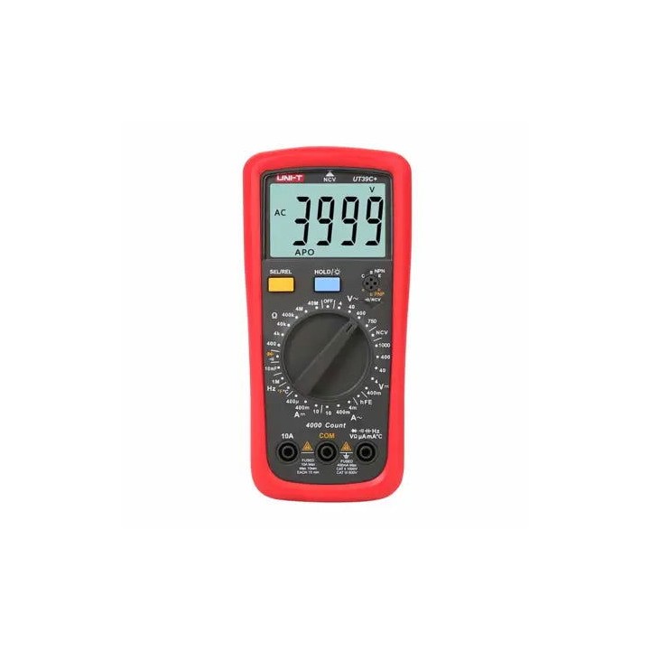 Uni-T ST-SHO02-UNI-023 UT39C+ DMM MANUAL RANGE 1000/750V DC/AC