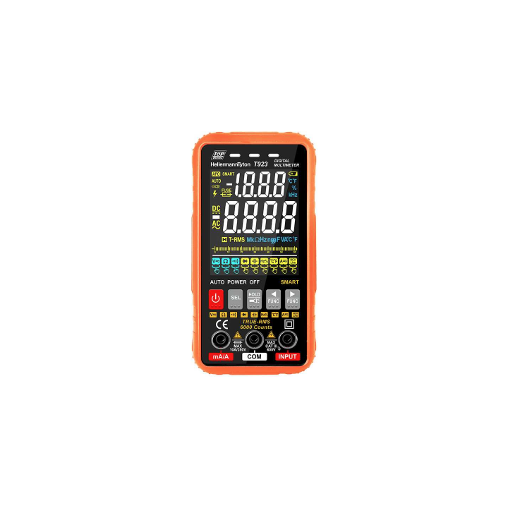 Hellermann T923 Multimeter LCD 600V 6000 Count