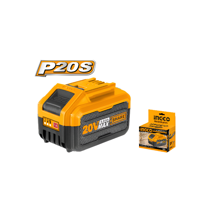 INGCO FBLI2126 20V 6AH PS+ C/L Battery