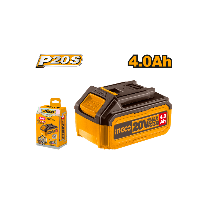 INGCO FBLI20021 20V 4AH PS+ C/L Battery