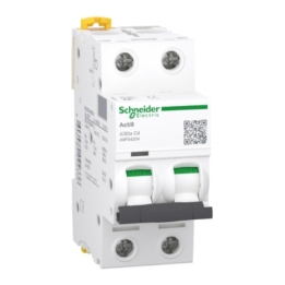 Schneider A9F64204 2P 4A C CURVE 6KA C Curve Breaker