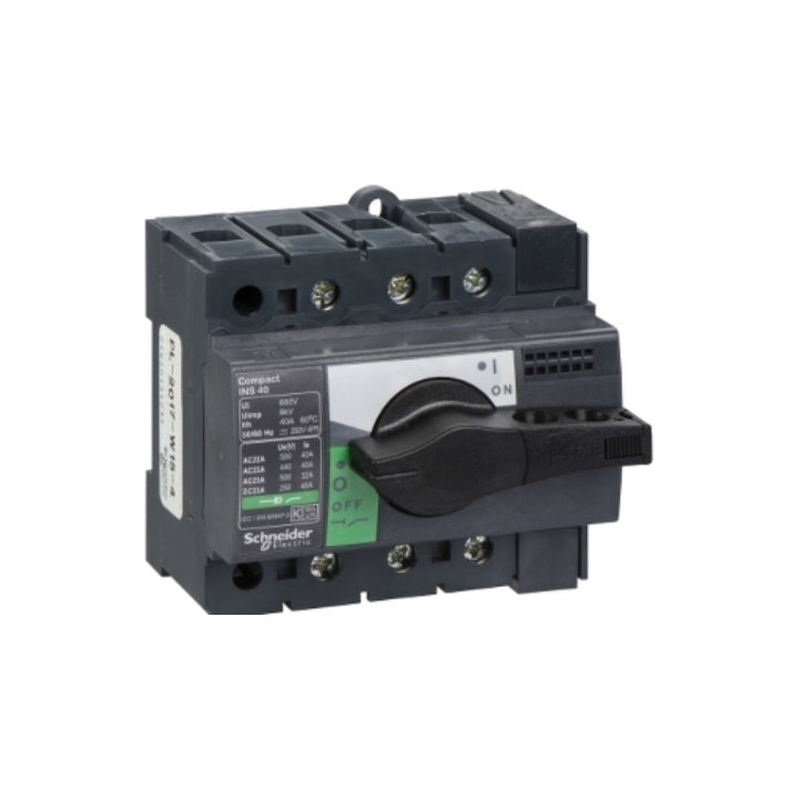 Schneider BE-SCH-0000123 Switch Disconnector INS40 and INS63 - 28902 INS63 3P Switch