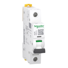 Schneider A9F64104 Acti9 iC60A 1P 4A 6KA C Curve Breaker
