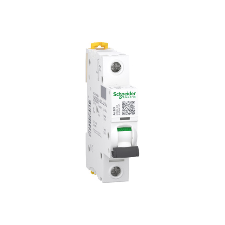 Schneider A9F64103 Acti9 iC60A 1P 3A 6KA C Curve Breaker