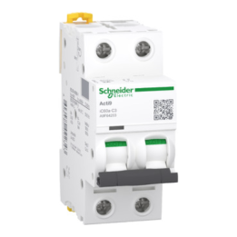 Schneider A9F64203 2P 3A C CURVE 6KA C Curve Breaker